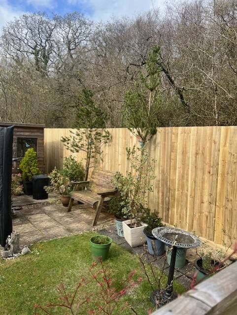 Garden fence run by Inside and Out Maintenance, North Devon